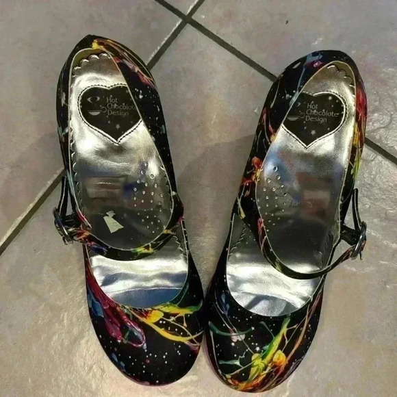 Hot Chocolate Designs “Paint” Mary Jane shoes EU37/US6.5 - Picture 1 of 9